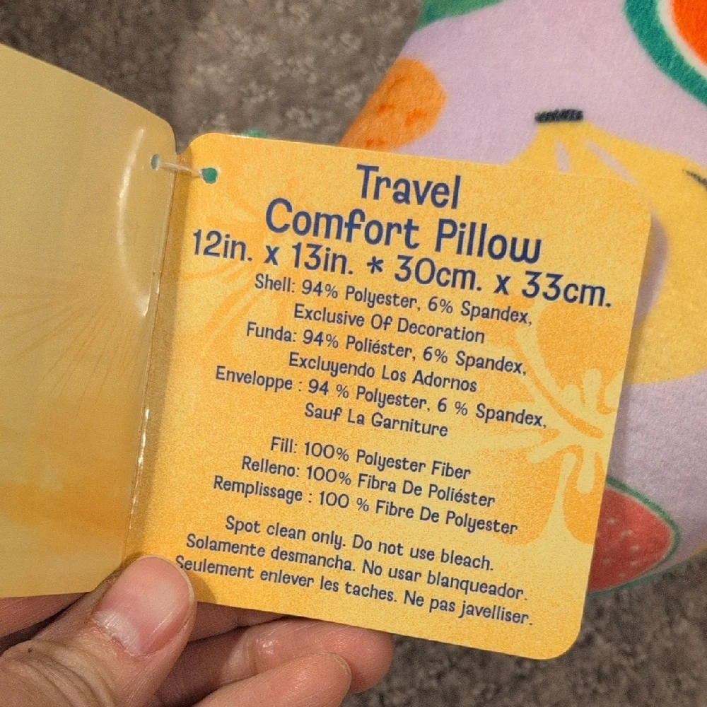 Disney Stitch Travel Comfort Pillow NWT